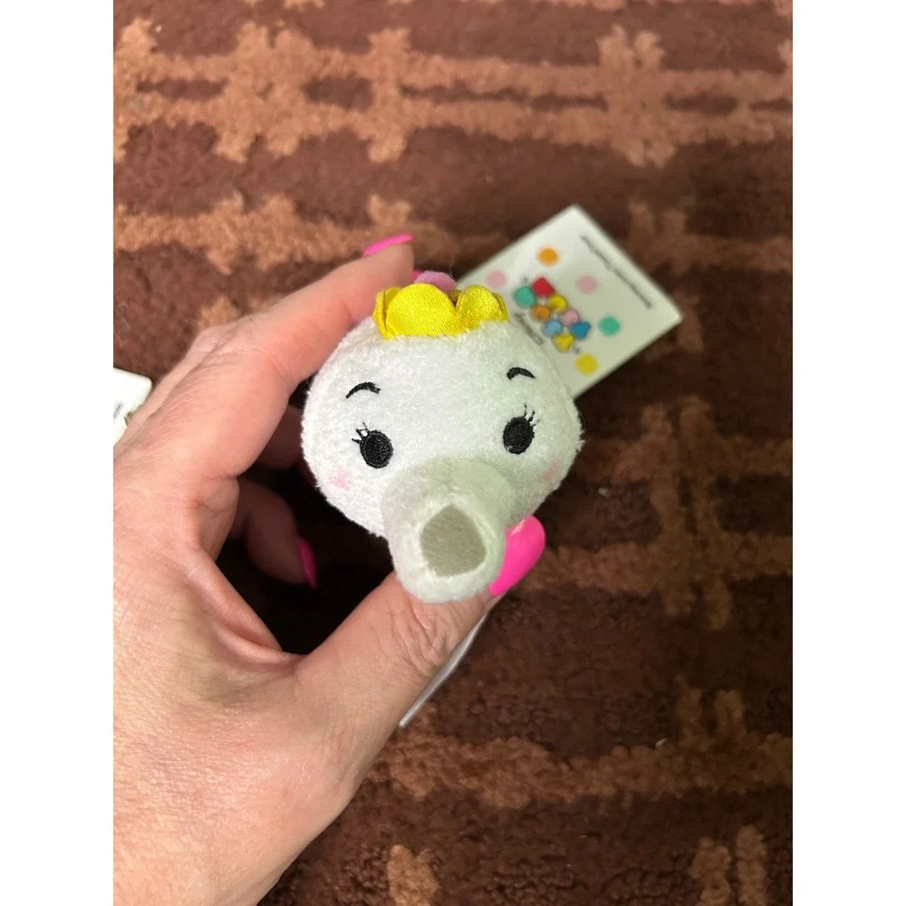Disney Tsum Tsum Beauty and the Beast:‎ Belle, Beast, Mrs Potts,Chip Lot of 4